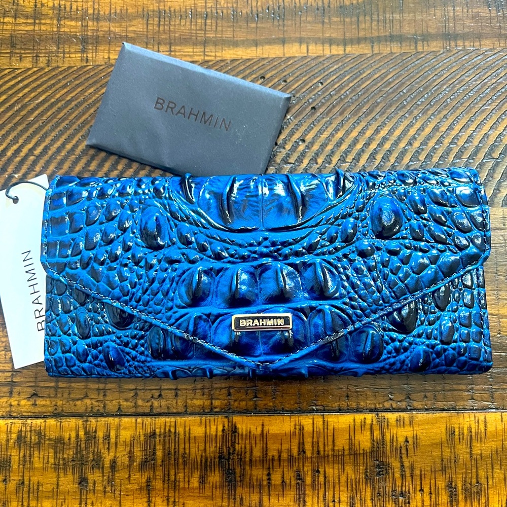 BRAHMIN Sapphire Melbourne Veronica Wallet NWT